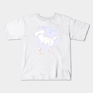 Shark Horse Blue Kids T-Shirt